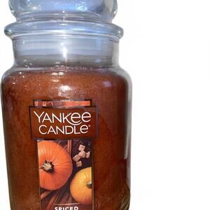 Yankee Candle Spiced Pumpkin Original Large Scented Jar Candle 22 oz